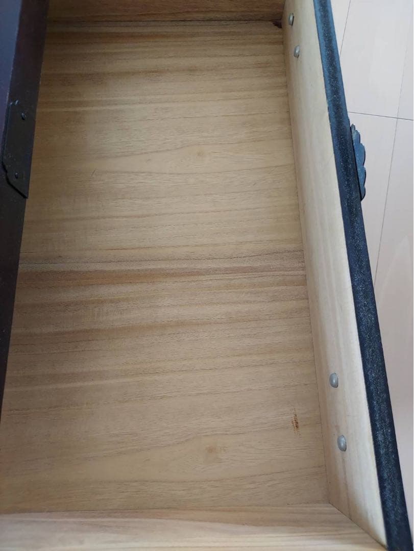 アンティーク　からくり車　箪笥　タンス