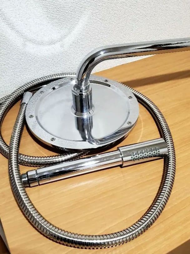 GROHE Chrome 2705800j ステンレススチール シャワーヘッドセ