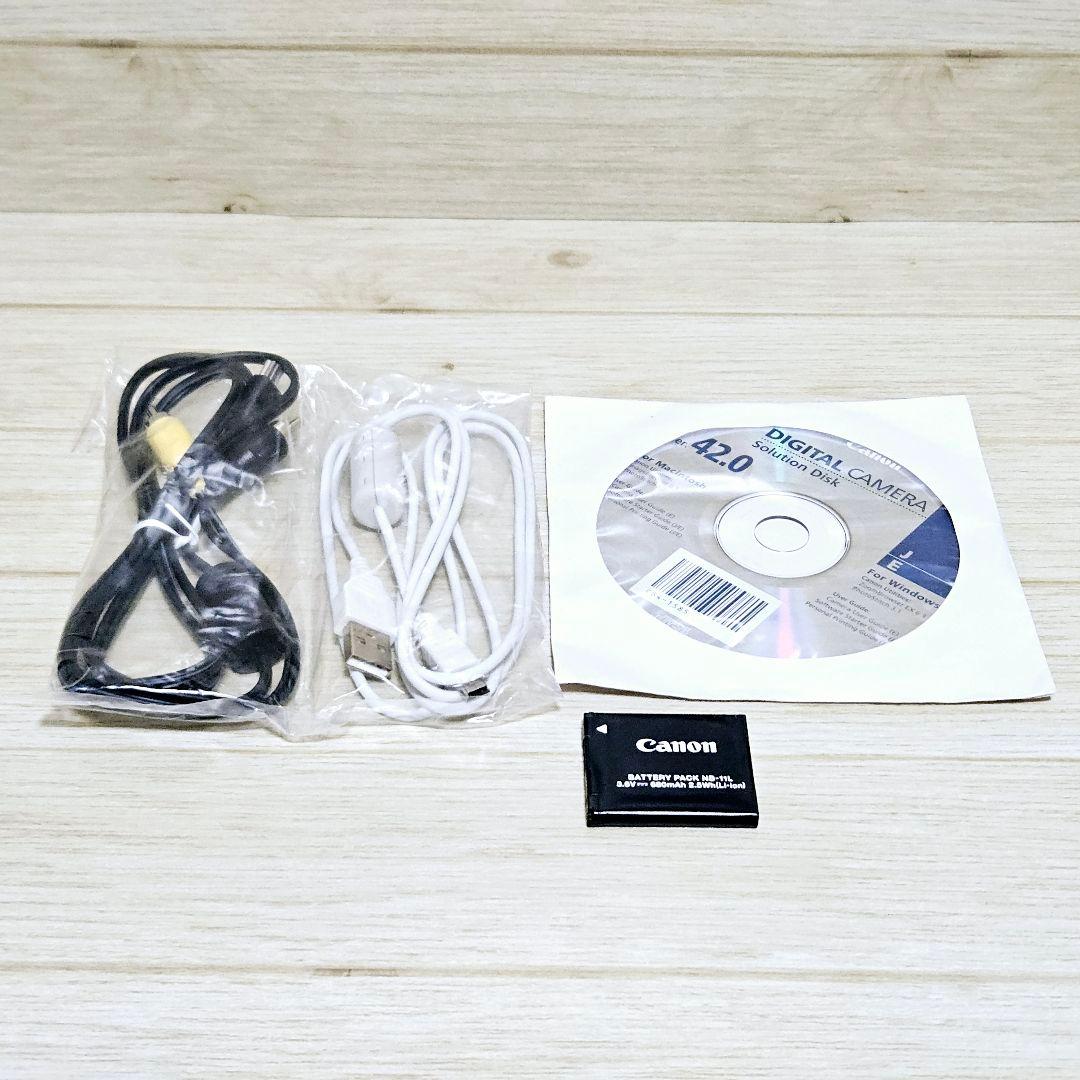 極上美品 CANON キャノン IXY200 コンパクトデジタルカメラ レッド