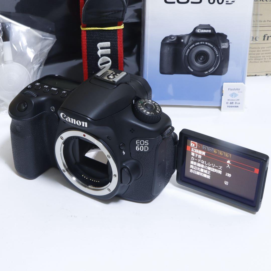 ★スマホに送れる一眼レフ★超本格機★WiFi★ キャノン EOS 60D♫