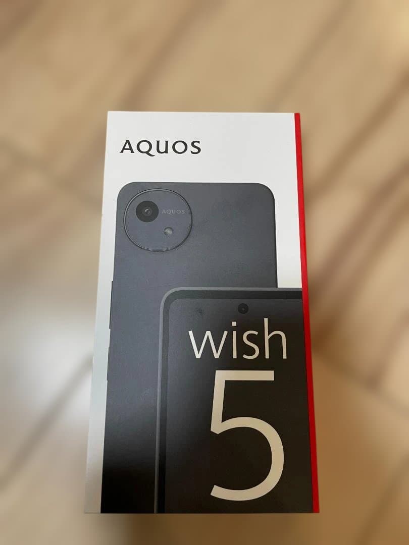AQUOS wish 5 SH-52F SUMI(K)ブラック 本体