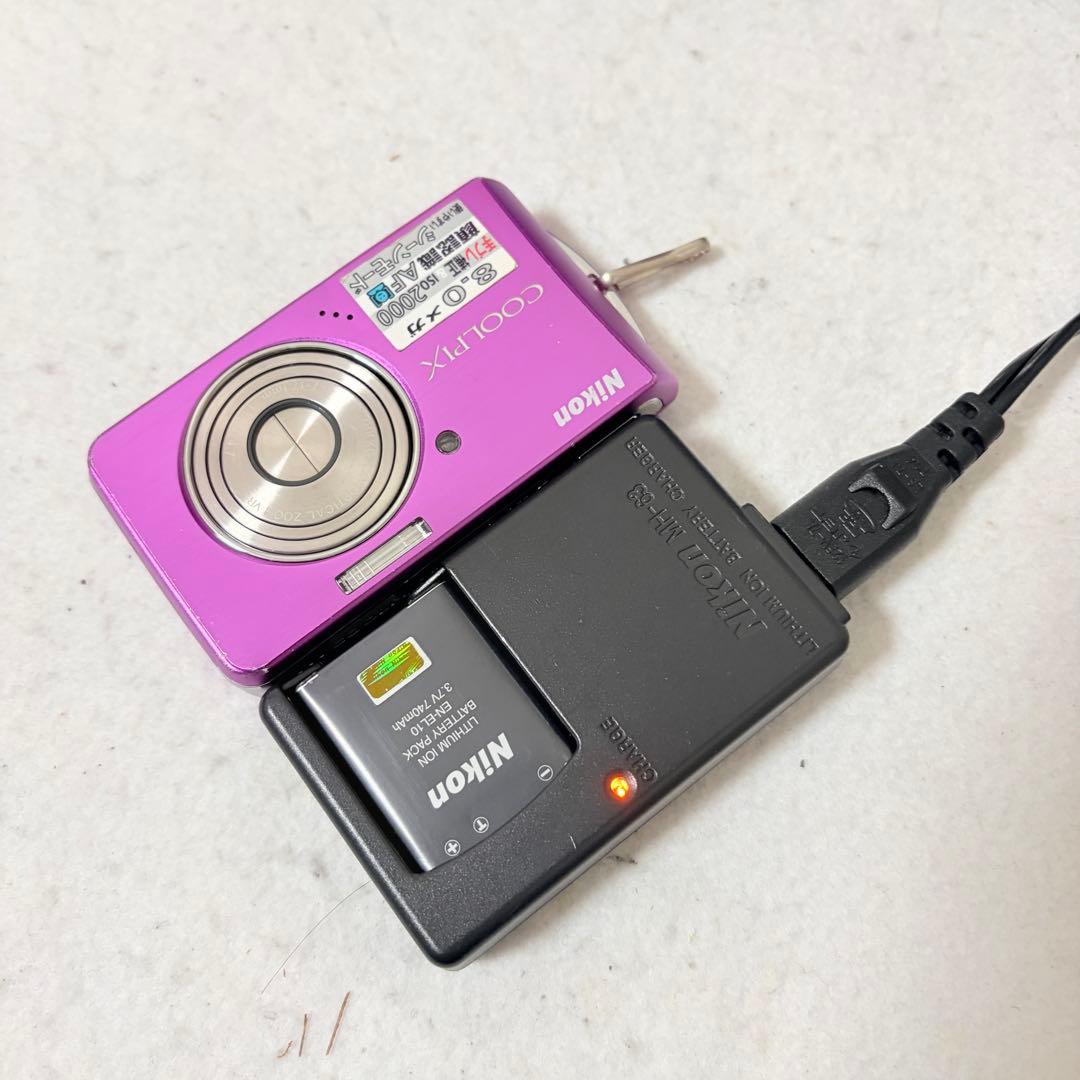Nikon COOLPIX S520 マゼンタ ピンク コンデジ