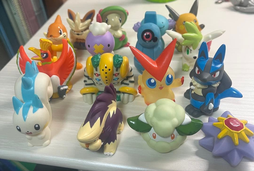 ポケモン モンコレ指人形ストラップまとめ売り75種　うたたねはつゆめヒコザルなど