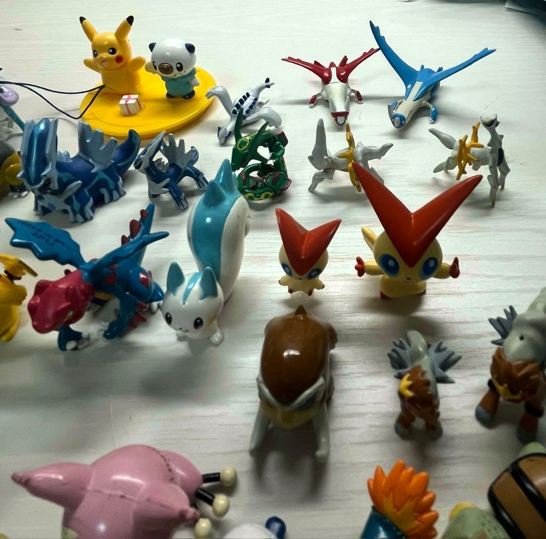 ポケモン モンコレ指人形ストラップまとめ売り75種　うたたねはつゆめヒコザルなど