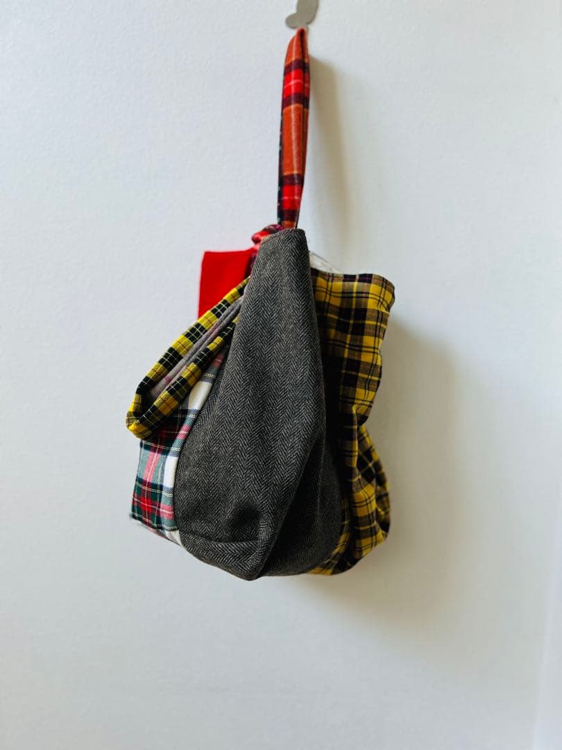 ∴●///『大っきな2wayリバーシブルチェッカーズBAG』