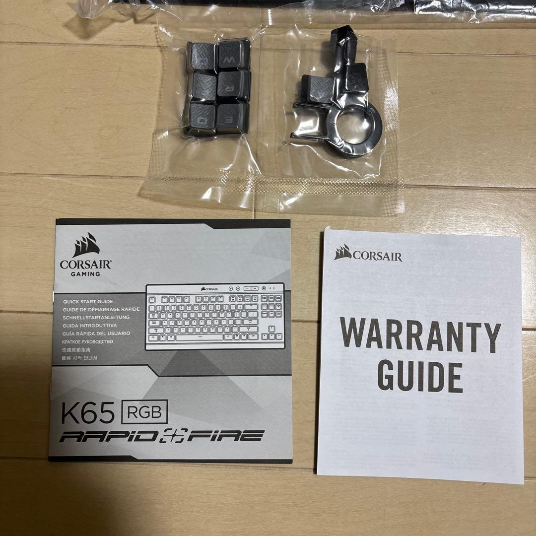 Corsair K65 RGB メカニカルキーボードとMSI GM41 マウス