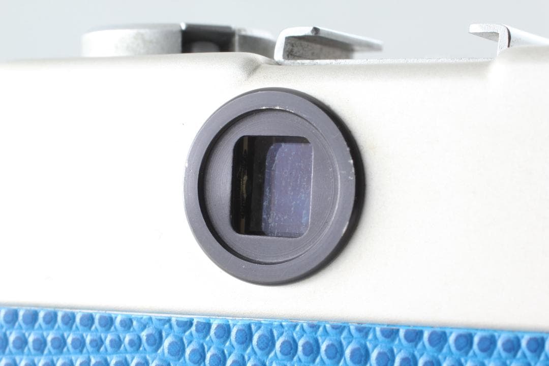 【整備済　美品】ブルー　Canon Demi EE17 露出計OK　#1417