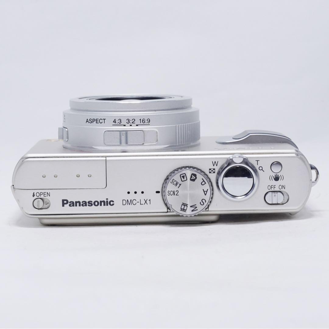 動作確認済 Panasonic LUMIX DMC-LX1 シルバー コンデジ
