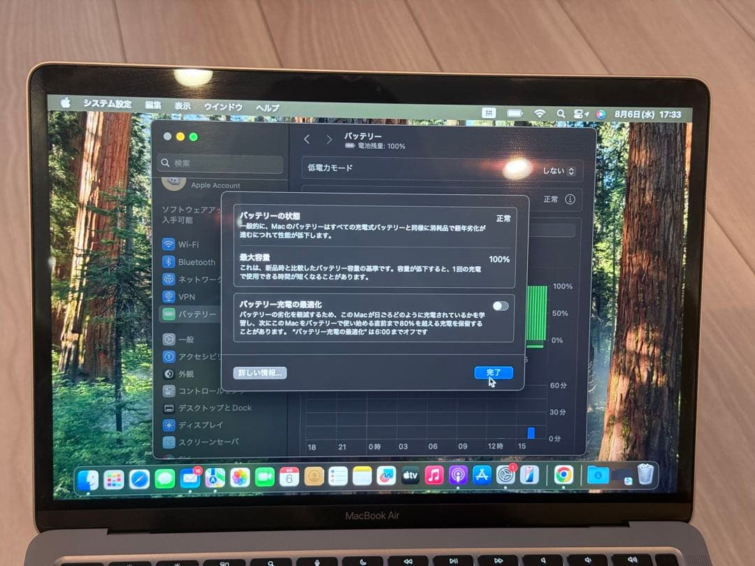 MacBook Air M1（8GB / 256GB）