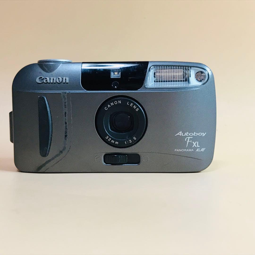 【サクサク稼働品】Canon オートボーイFXL＋電池 フィルムコンパクトカメラ