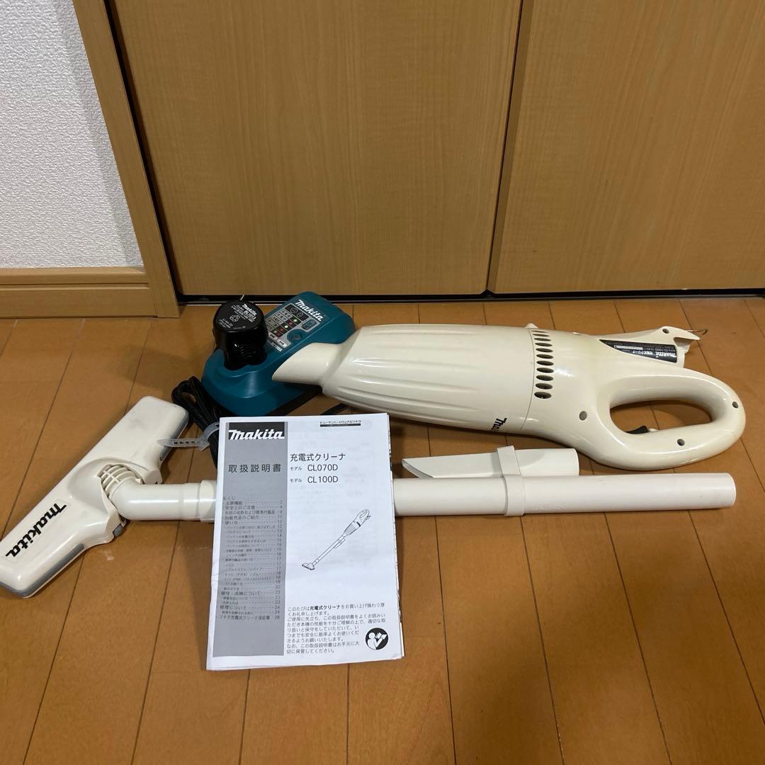 makita CL100D 掃除機　マキタ 説明書付き