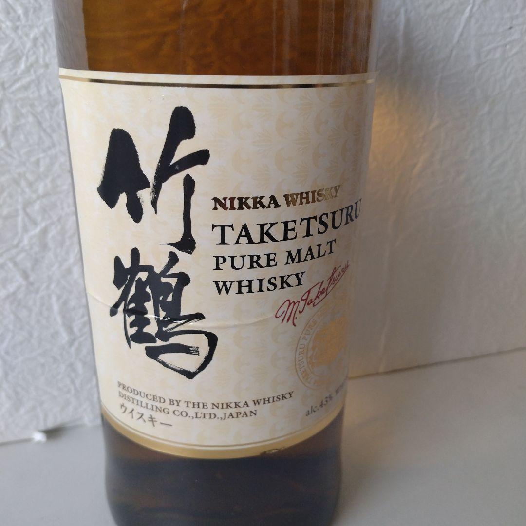 ウイスキー NIKKA ニッカ 竹鶴 ピュアモルト 白ラベル 700ml 43度