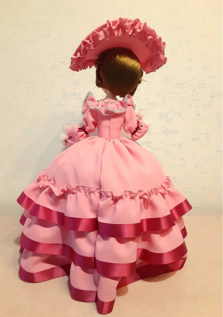 昭和レトロ 美少女 美女 お人形 ピンク ビンテージドール
