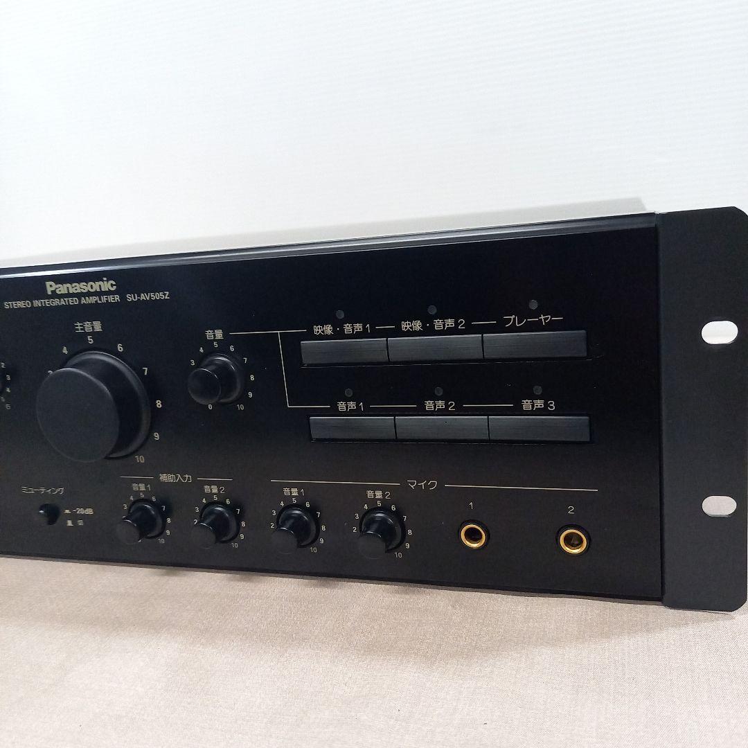美品◎Panasonic ステレオアンプ SU-AV505Z 3Uラック