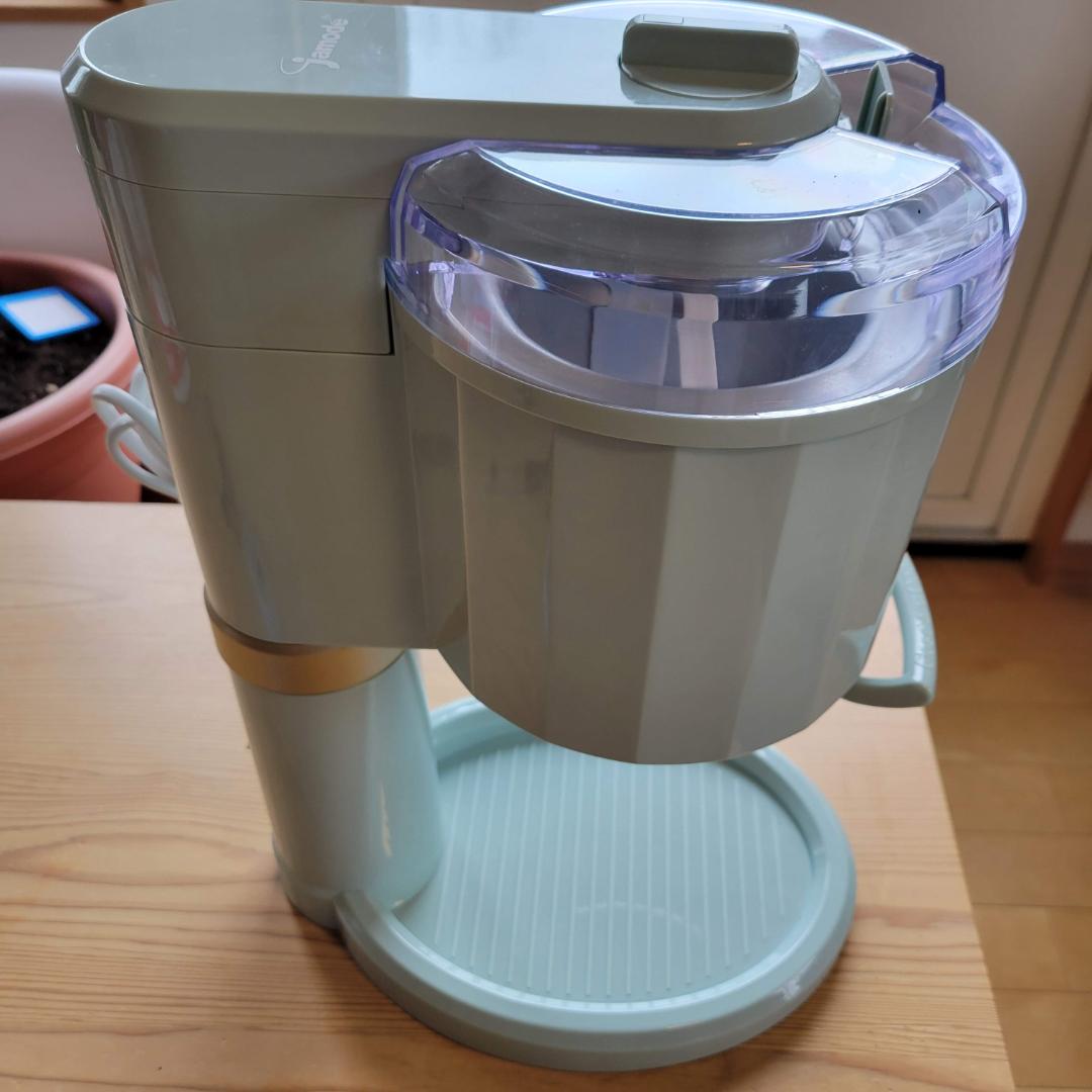 ソフトクリームメーカー アイスクリームマシン 1000ML電動 変圧器付