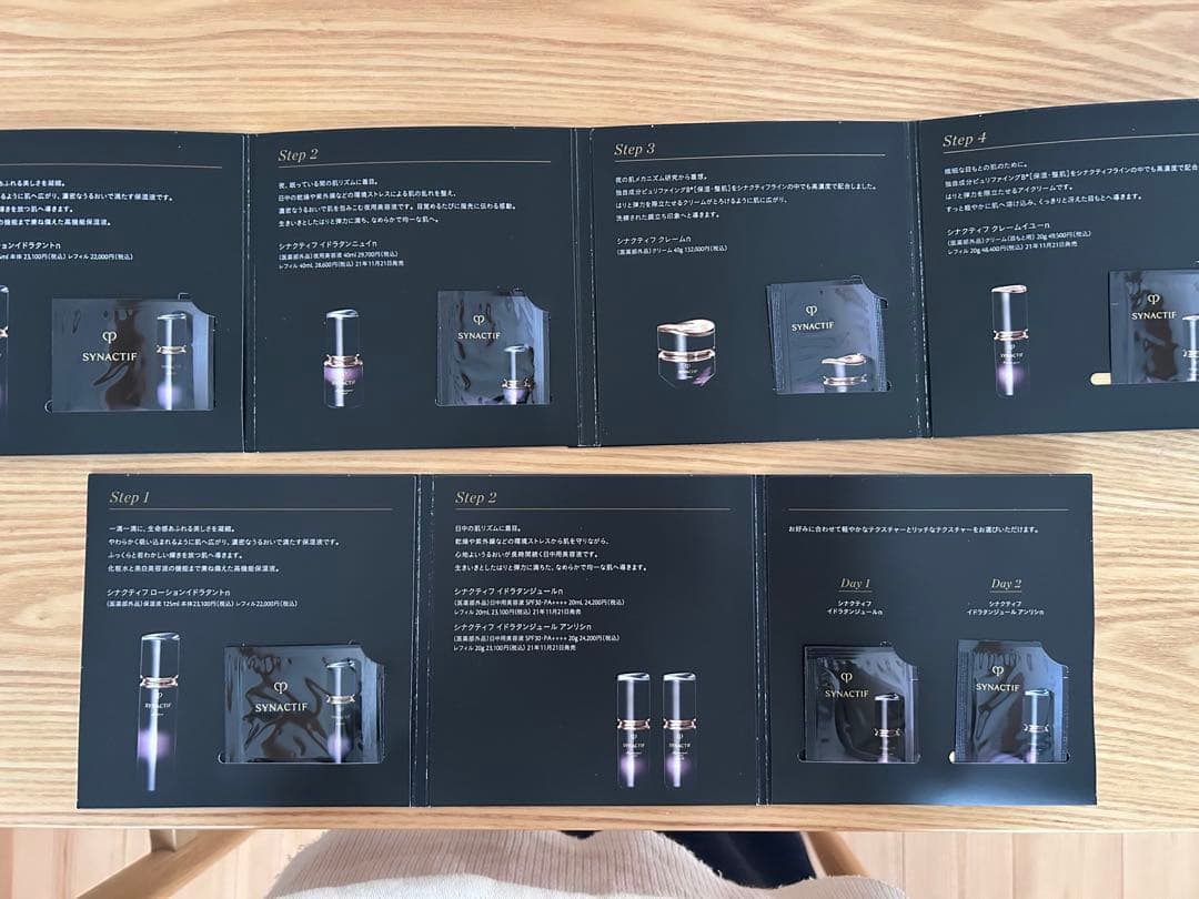 clé de peau SYNACTIF サンプル4日分