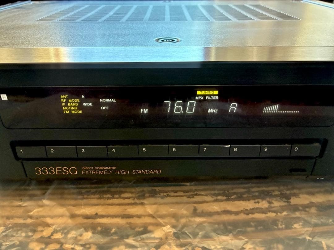 【清掃済】Sony　ST-S333ESG　FM/AM ステレオチューナー