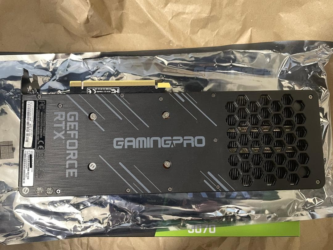 グラフィックボード・グラボ・ビデオカード Palit GeForce RTX 3070 GamingPro V1 8GB