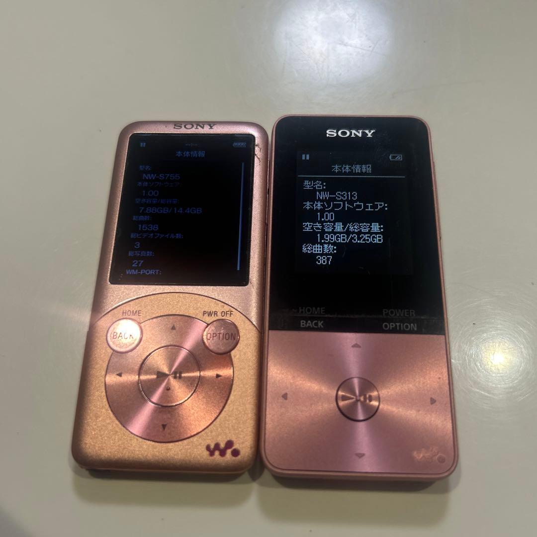 SONY NW-S313 NW-S755ポータブルプレーヤー