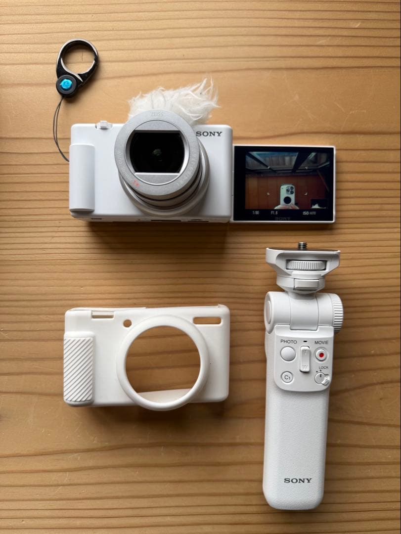 SONY コンパクトデジタルカメラ ホワイト セット