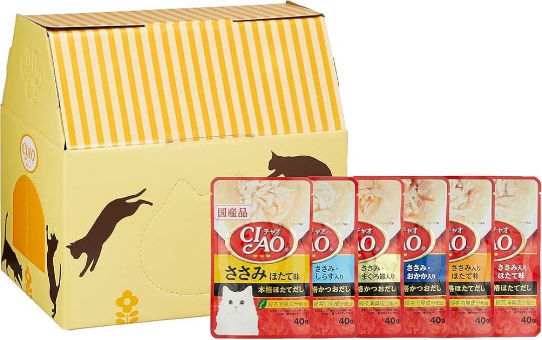 ラスト値下げ CIAOパウチ ６種のバラエティ 40g✖️96袋イナバ