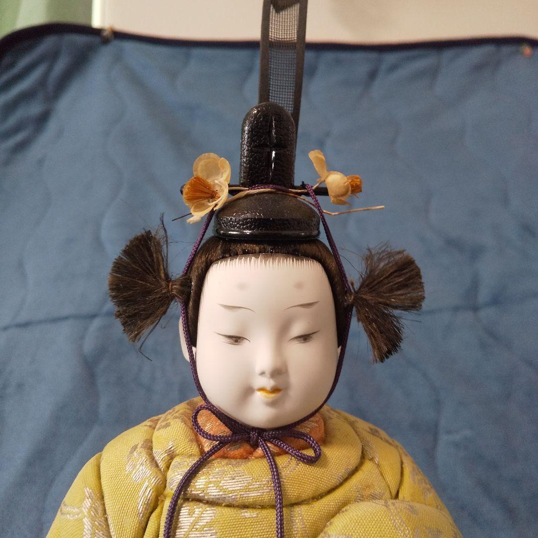 日本人形(木目込人形 高さ約23cm )