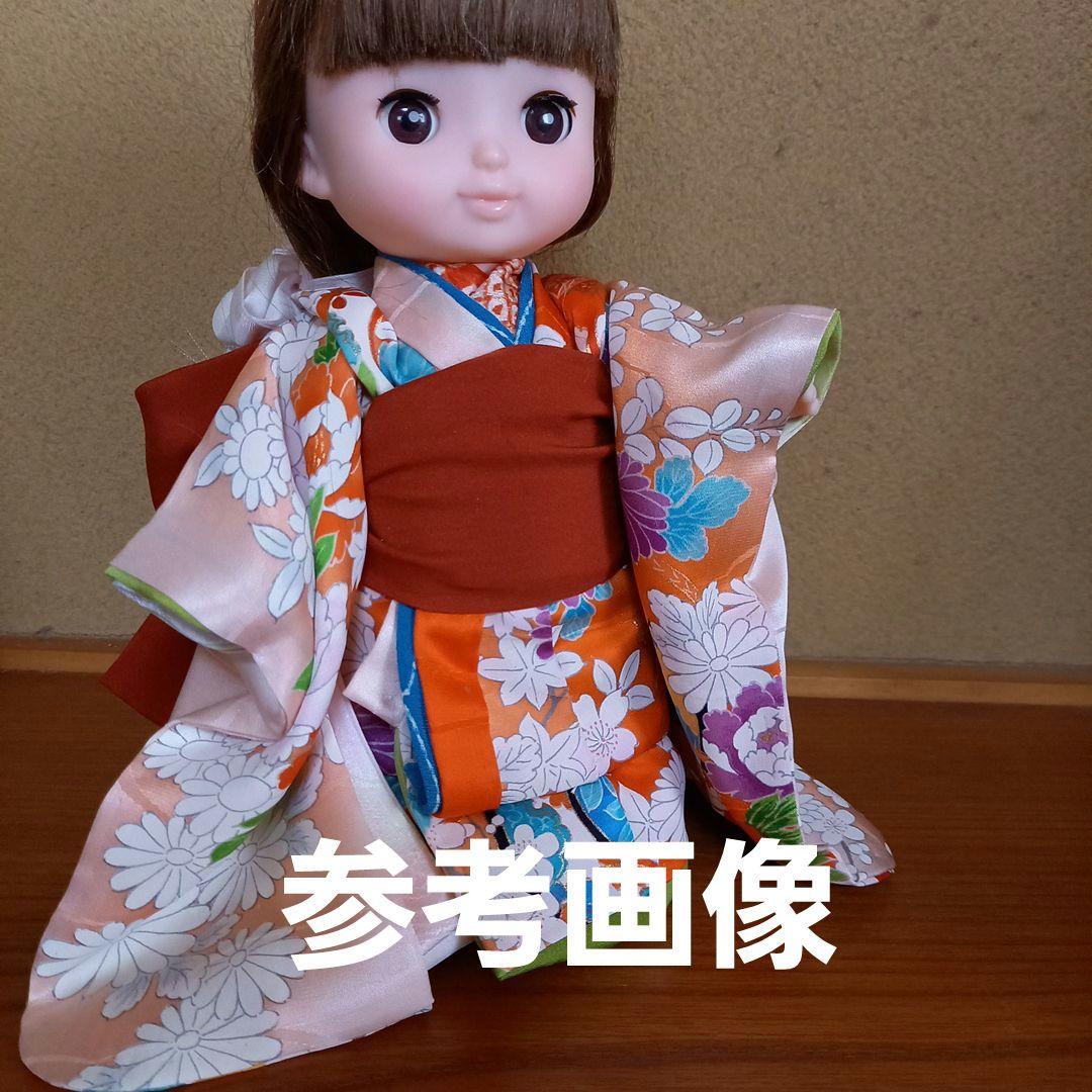 市松人形　6号　着物と兵児帯のセット　ぬいぐるみ　ドール　正絹