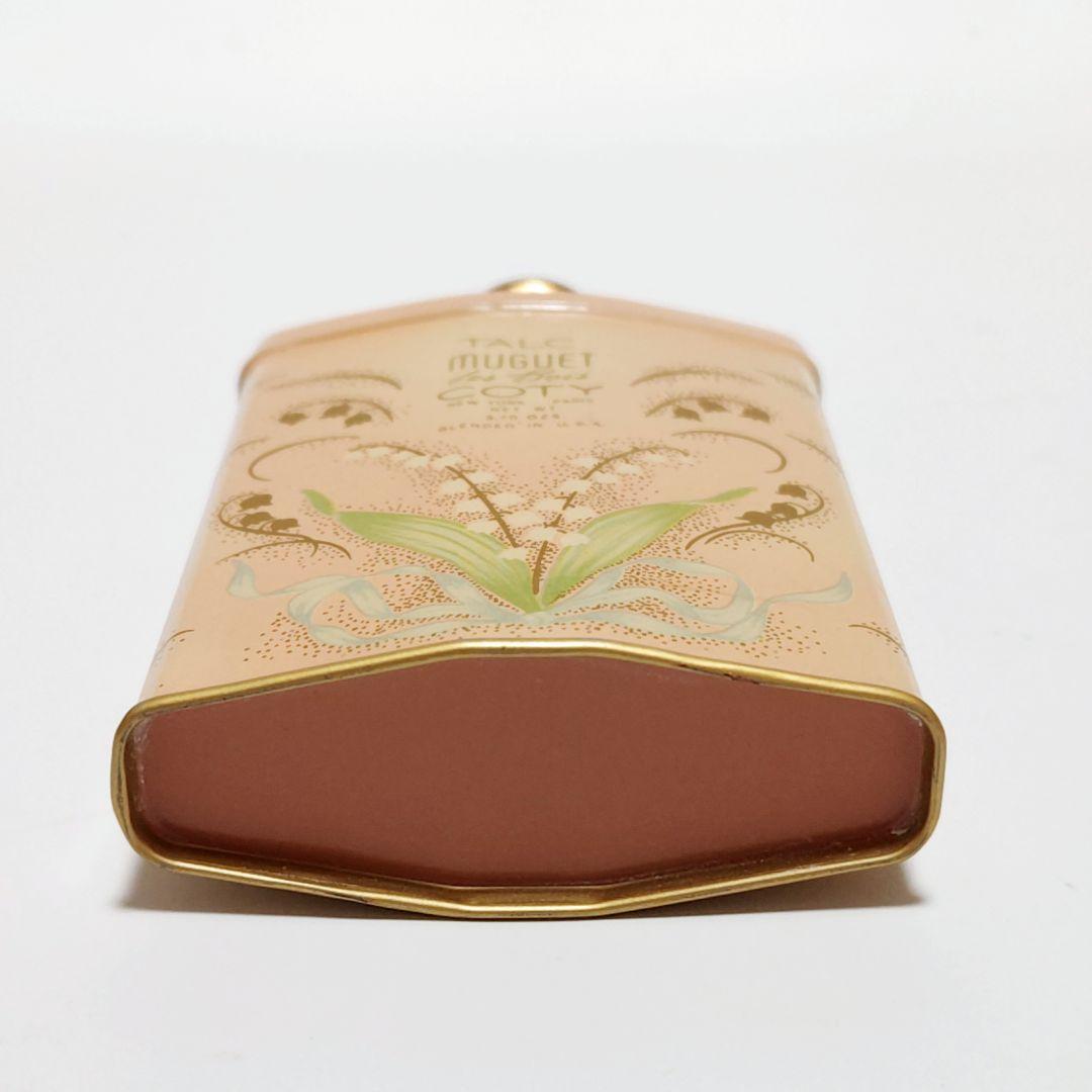 ビンテージ スズラン パウダー缶 COTY