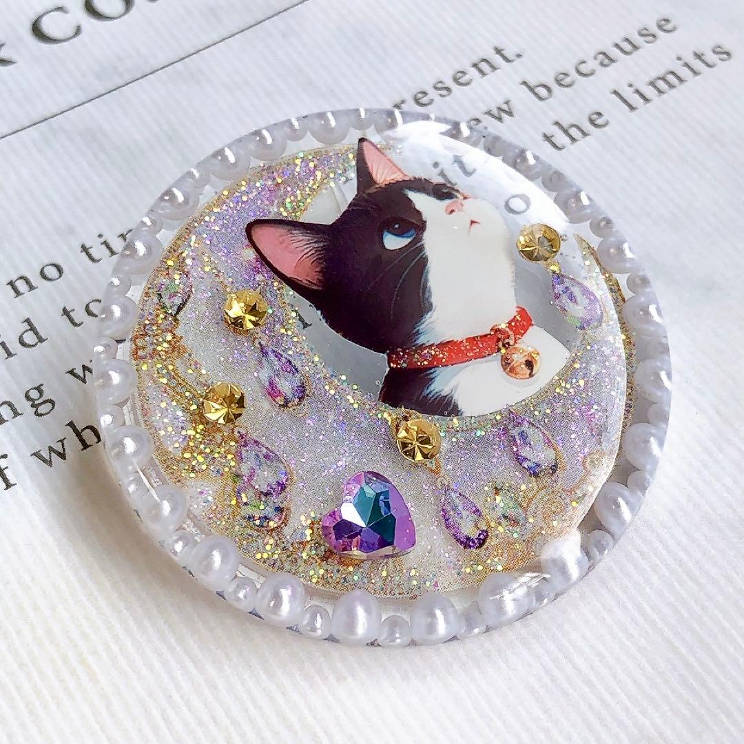 同梱100円引❤️No.2499 レジン ヘアゴム ♡ 猫 ネコ ねこ ♡