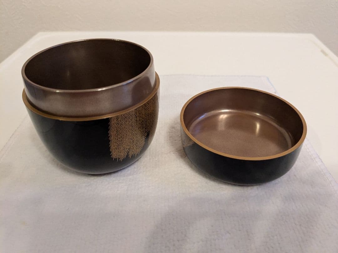 D*I様 蘭亭 柳蒔絵 大棗 茶道具 共箱