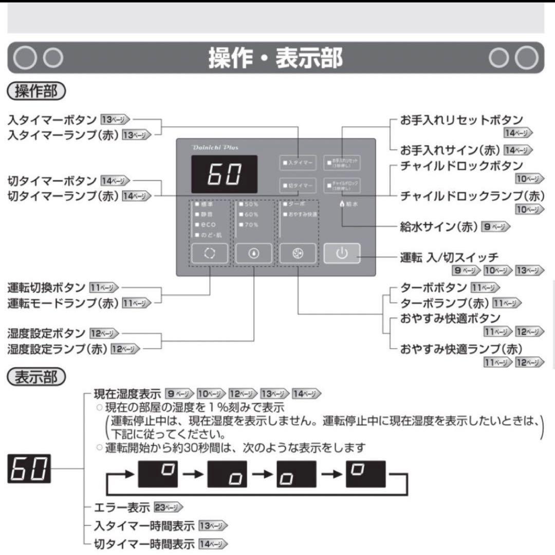 【 Dainichi 】美品HD-LX1021 ハイブリッド式加湿器2021