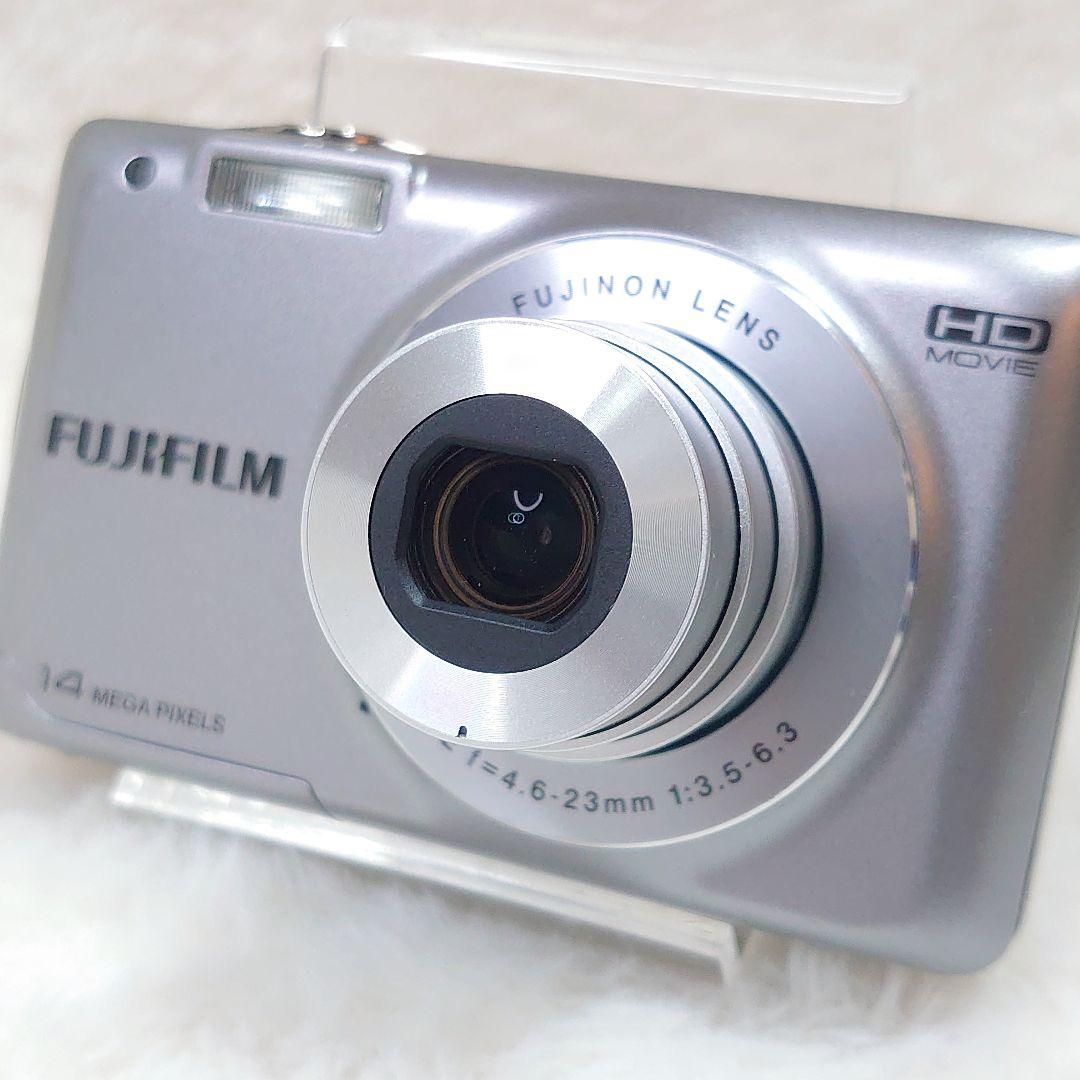 ✨美品✨FUJIFILM FinePix JX500 シルバー 動作品 デジカメ