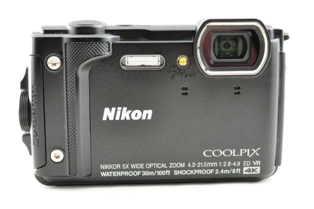 美品　Nikon COOLPIX W300 ブラック 防水 デジタルカメラ