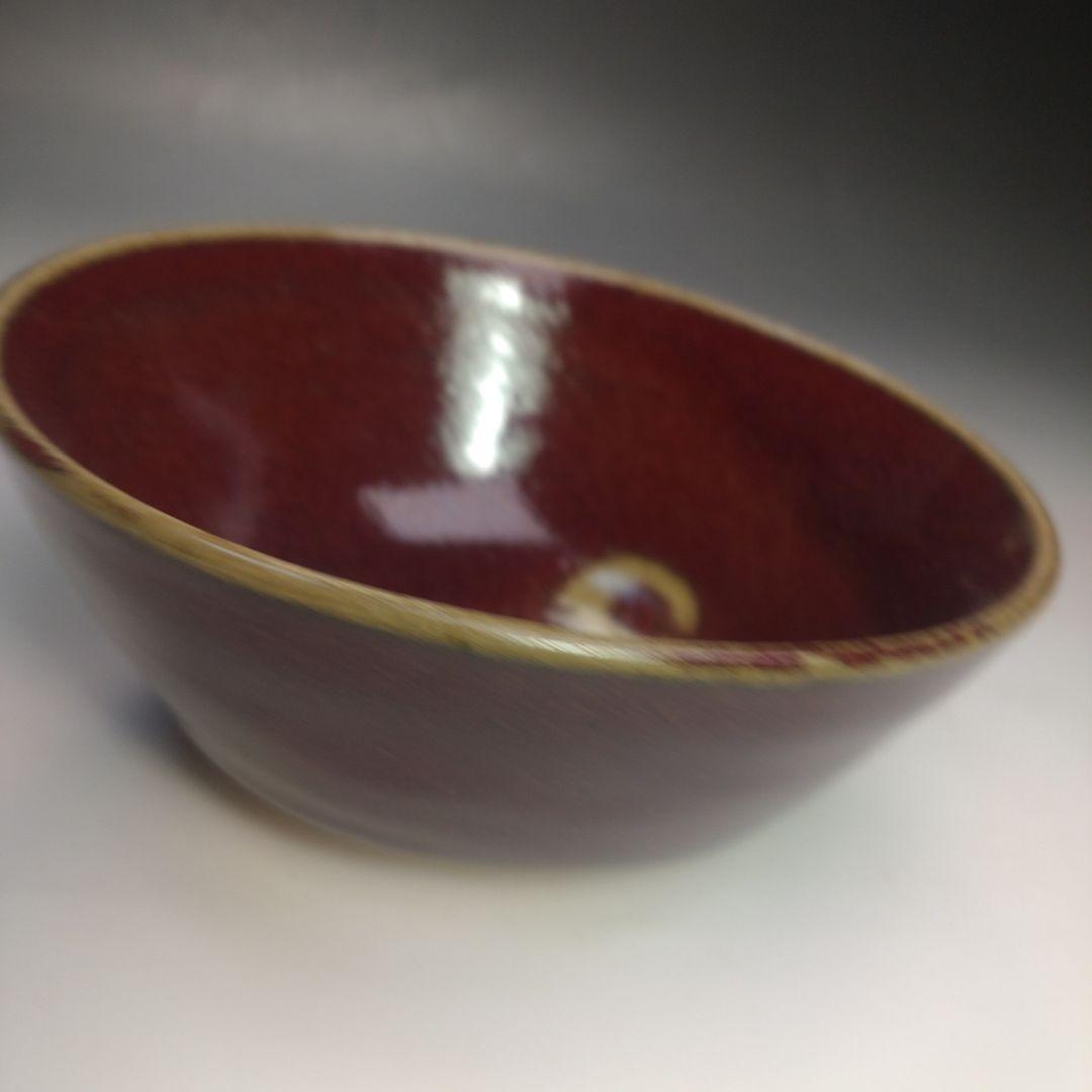 イ128 茶碗『王子窯　王子作』『窯変　茶碗　共箱』抹茶碗　茶道具