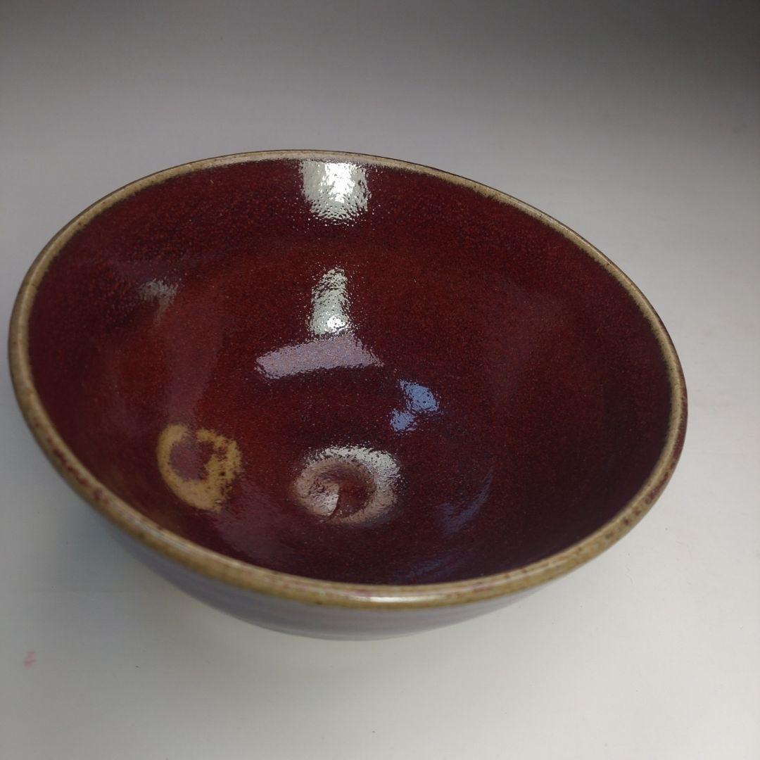 イ128 茶碗『王子窯　王子作』『窯変　茶碗　共箱』抹茶碗　茶道具