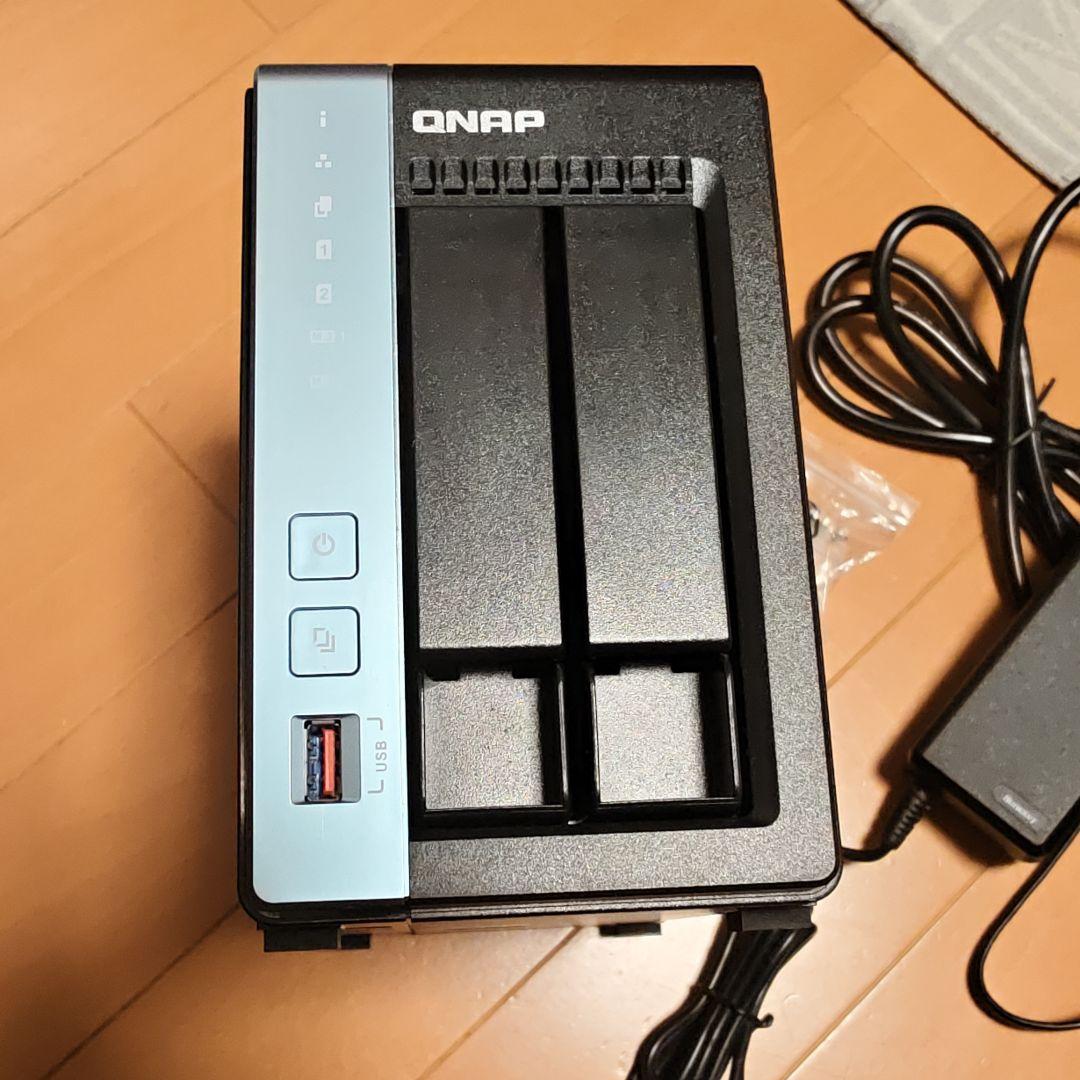QNAP TS-264C 2-bay NAS 合計1.5TB HDDプレゼント