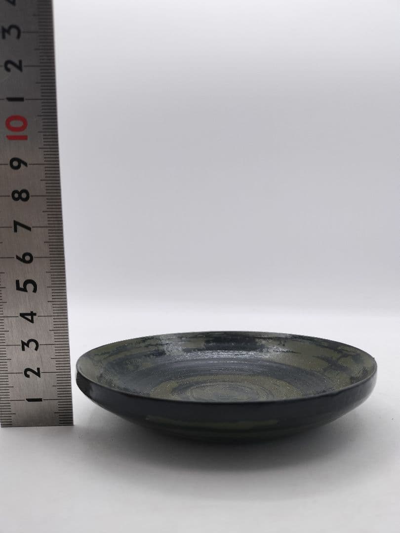 c720 茶托 木製　象谷塗　5枚組　正栄堂 籠入　茶道具 古物