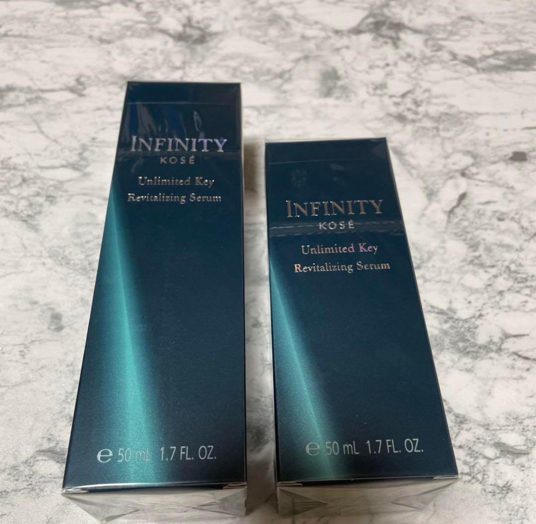 新品未開封‼️コーセー インフィニティアンリミテッド キー 美容液 50ml 2点