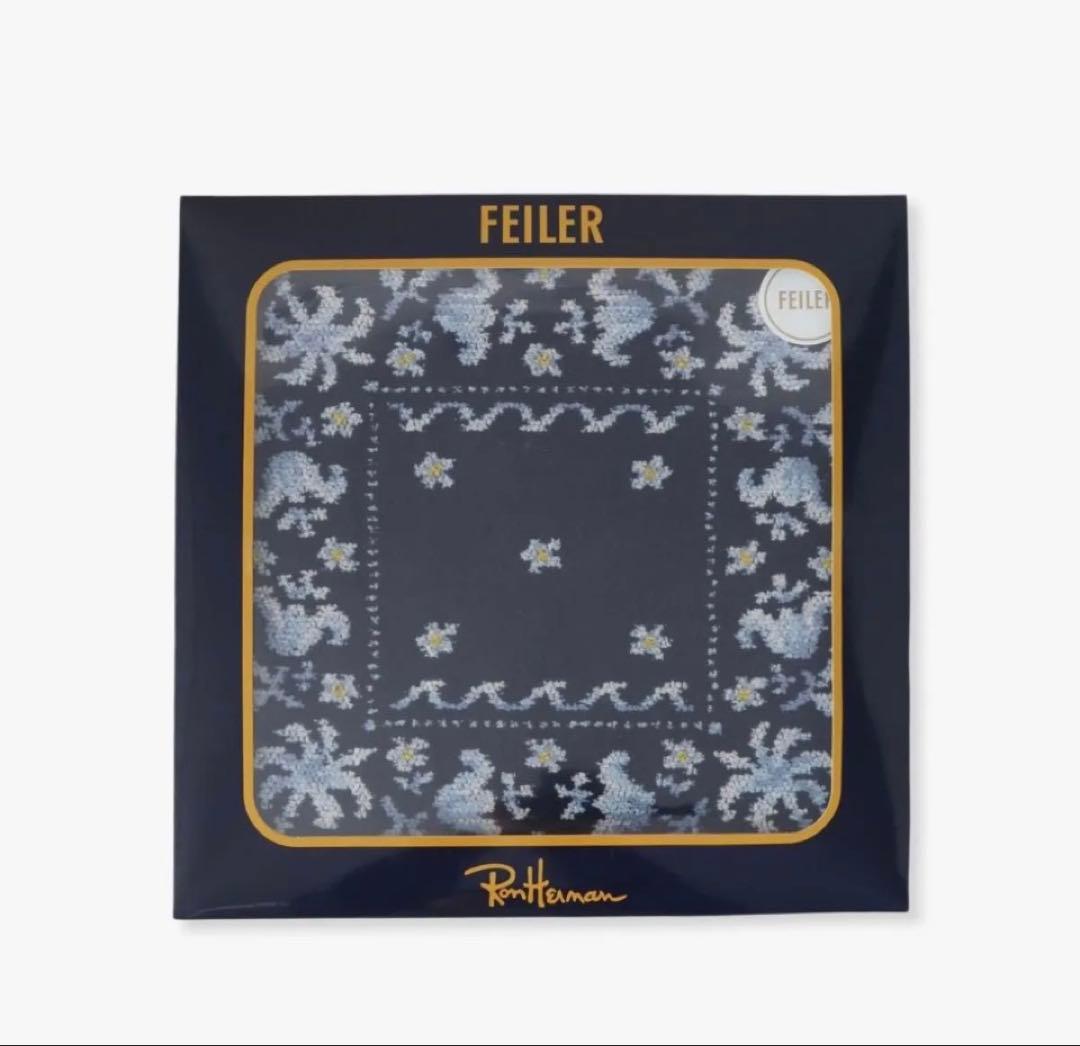 Ron Herman FEILER パームツリーバンダナタオルハンカチ ホワイト