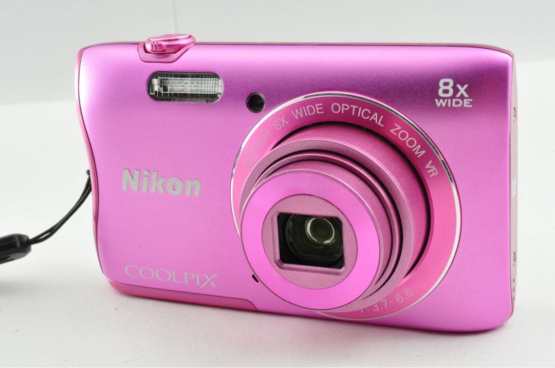 美品　NIKON COOLPIX S3700 ピンク　コンパクトデジタルカメラ
