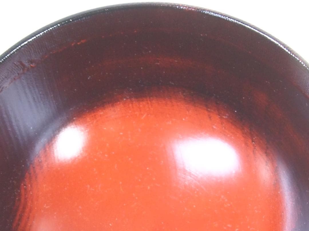 【未使用】秀衡塗 丸三漆器 曙ぼかし 合鹿椀 大椀/雑煮椀/煮物椀/丼椀 食器