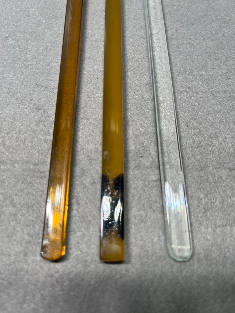 江戸ガラス　かんざし　笄　三点まとめて