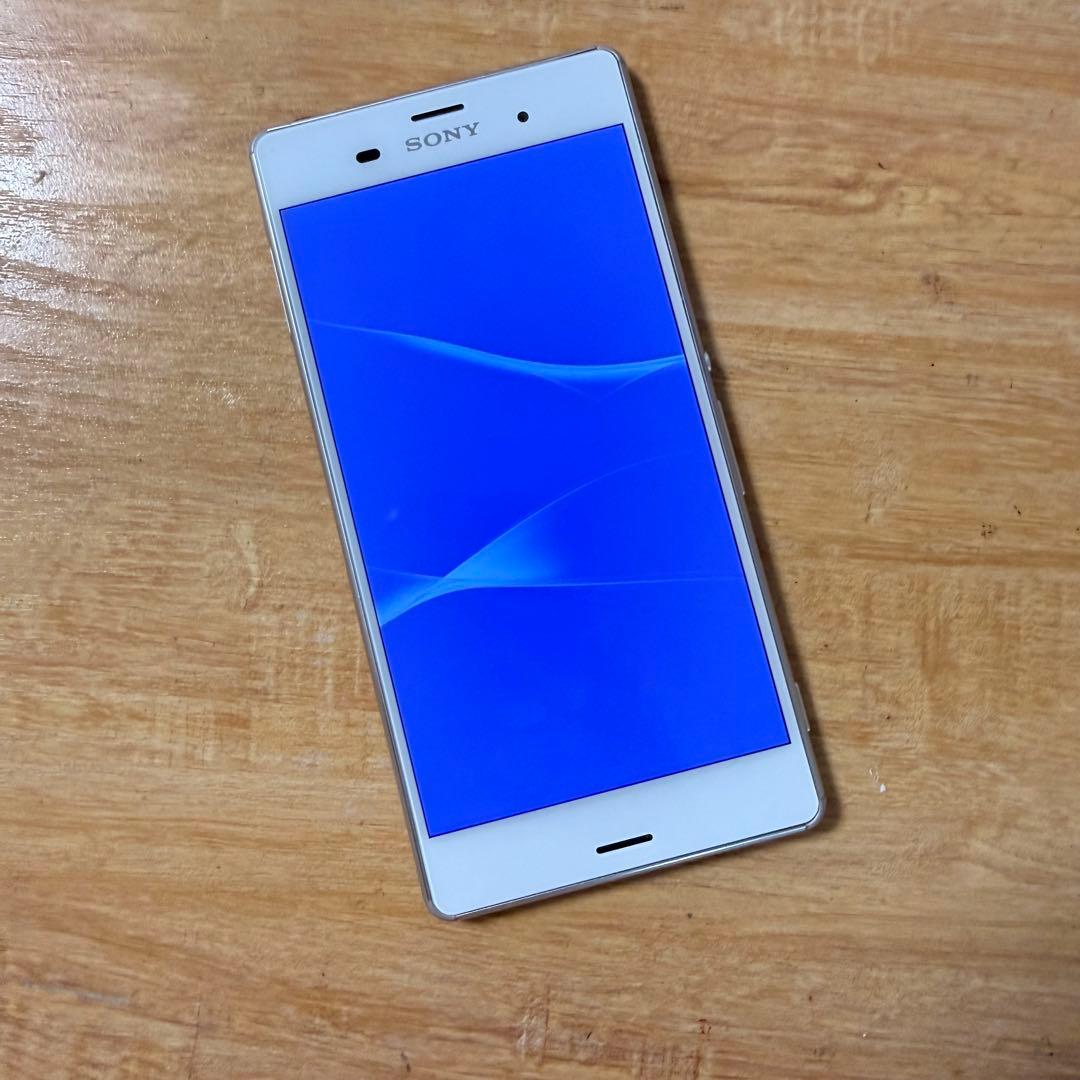 【美品エクスペリア】SONY XPERIAホワイトAndroid スマートフォン