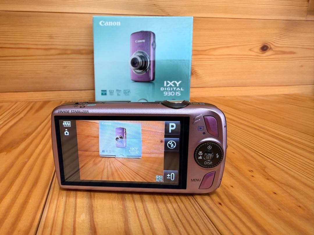 美品　キャノン IXY 930 IS ピンク （バッテリー充電器SDカード付）