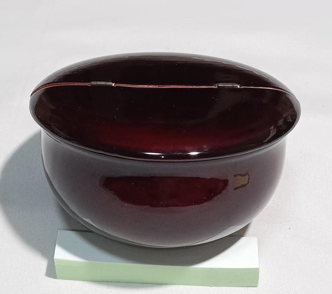 茶道具　割蓋茶器　老松茶器　老松棗　弥三右衛門間道長緒仕覆付　美品！！