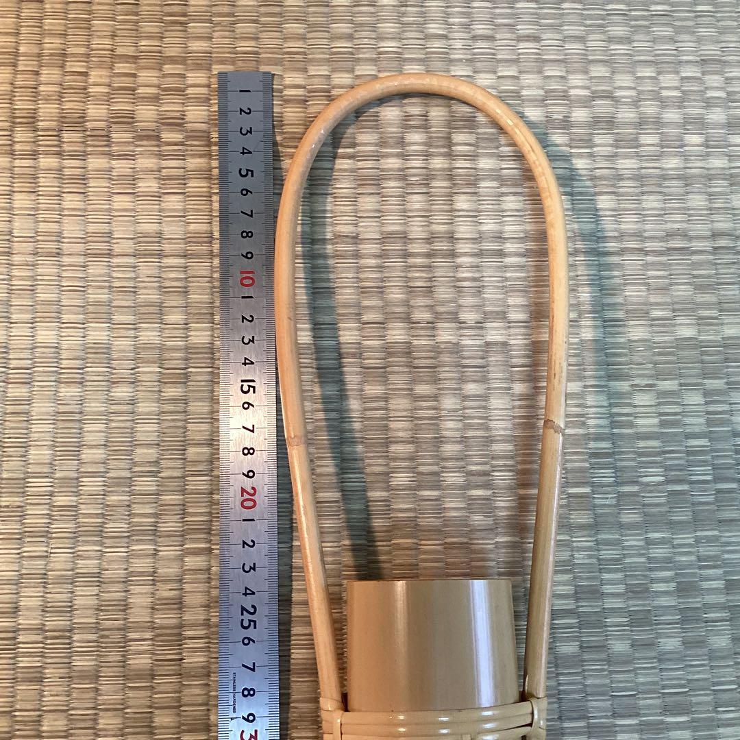 白竹通い筒華入　生野　徳三