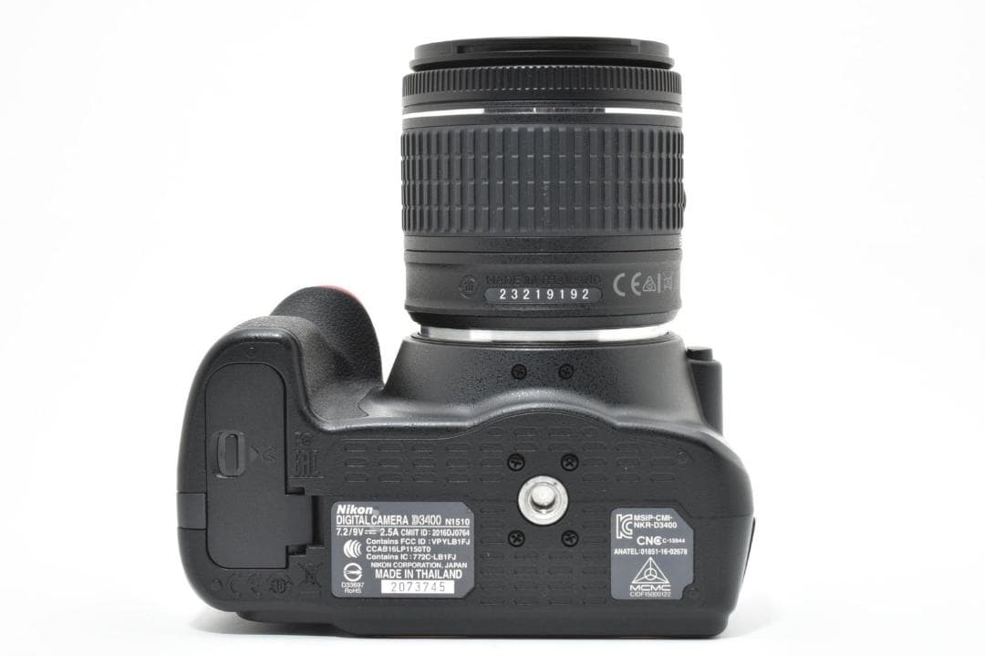 【美品】ニコン Nikon D3400 レンズキット ショット数2030回