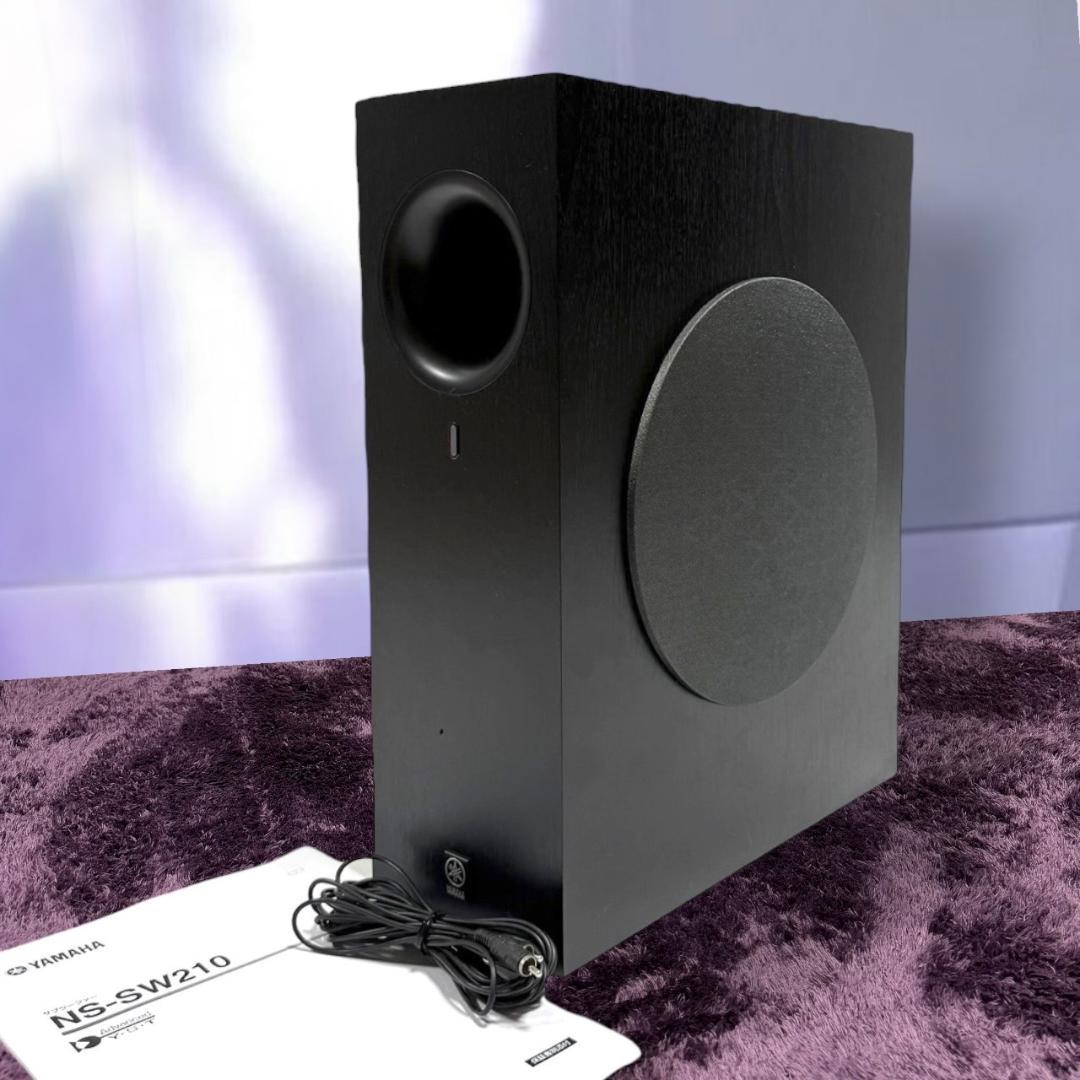 ☆美品 YAMAHA ヤマハ NS-SW210 ブラック サブウーファーシステム