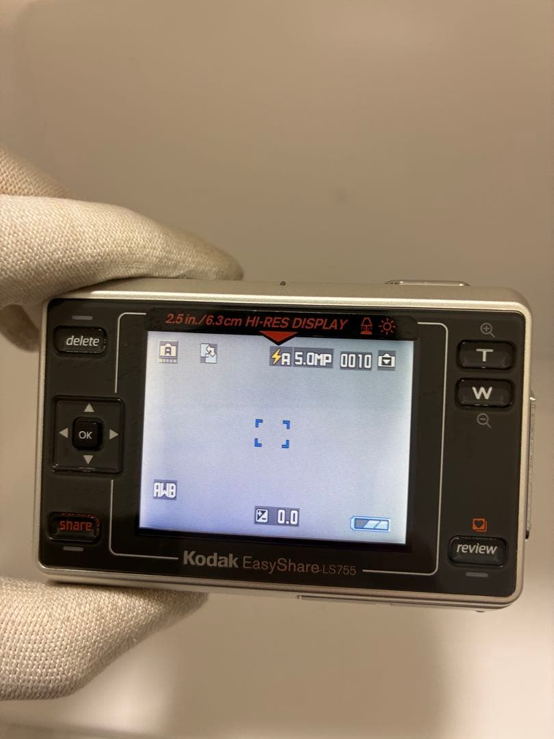 美品。動作良好！Kodak EasyShare LS755 デジカメシルバー