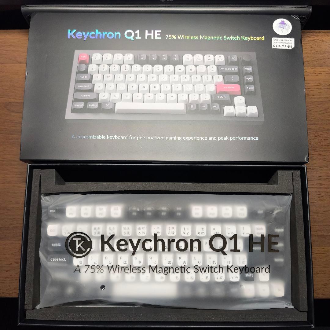 Keychron Q1 HE ワイヤレスキーボード JIS配列 黒